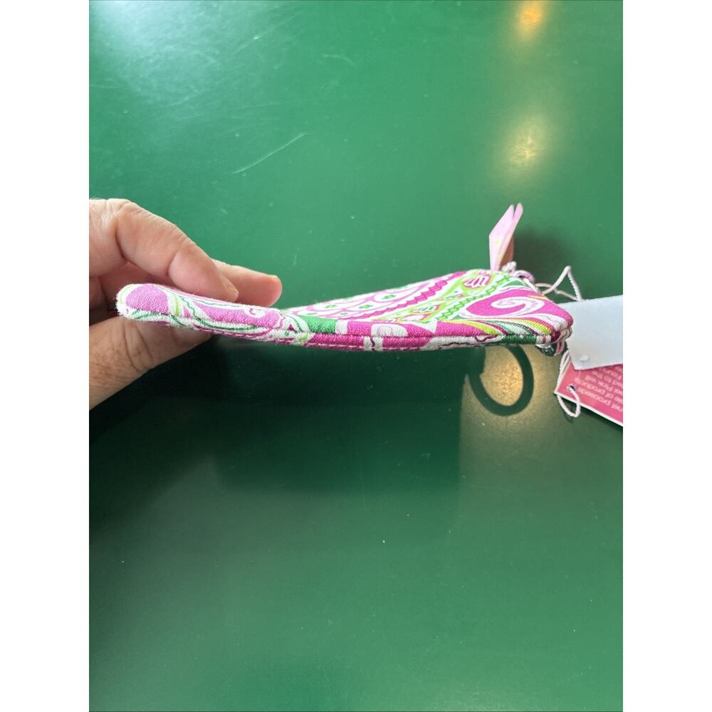 Vera Bradley Pinwheel Pink Clip Zip Id Nwt - Picture 6 of 9